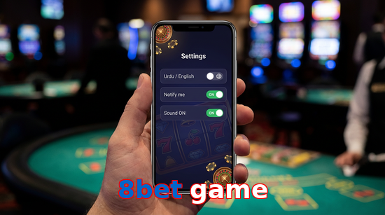 Game list for 8Bet Game app section