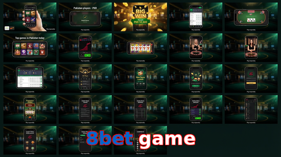 Main screen of 8Bet Game bet page for PK players